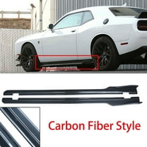 NINTE Side Skirts Panel Extension for 15-22 Dodge Challenger SXT Carbon Fiber Style