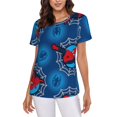 thumbnail image 1 of Spider-Man Women's Crew Neck Short Sleeve T-Shirt, 1 of 7