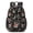 Mushroom and Moon, variant on Mushroom and Lily Black Pattern 17" School Backpacks for Teens,Waterproof Oxford Fabric,S-Shape Padded Straps for School,Travel,Hiking,Camping
