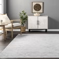 thumbnail image 6 of nuLOOM Regan SpinClean Modern Geometric Machine Washable Area Rug, 8' x 10', Regan Light Grey, 6 of 7