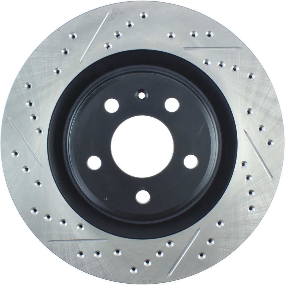 StopTech Slotted & Drilled Sport Brake Rotor Fits select: 2013-2021 AUDI Q5, 2017-2018 AUDI Q7