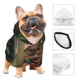 thumbnail image 2 of Bingfone Realistic Colorful Chameleon Dog Clothes Hoodie, Pet Winter Coat,Puppy Sweatshirts for Small Dogs Boy Girl,Suitable for All Breeds-X-Large, 2 of 6