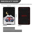 thumbnail image 3 of POLERO RV Door Window Shade, Foldable Hook and Loop Fastener Blackout Window Cover, UV Rays Protection for Camper Trailer Door, Light-resistant Fabric (Cartoon RV Moon Night), 3 of 7