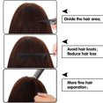 thumbnail image 3 of 6 Pieces Hair Parting Comb Stainless Steel Pintail Comb Rat Tail Comb Teasing Combs for Hair Cutting Hairdressing Styling, 3 of 5