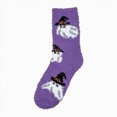 thumbnail image 2 of NOLDARES 1 Pairs Halloween Socks,Funny Novelty Crew Horror Socks Novelty Ghost Stocking Stocking(Z196-Purple), 2 of 8