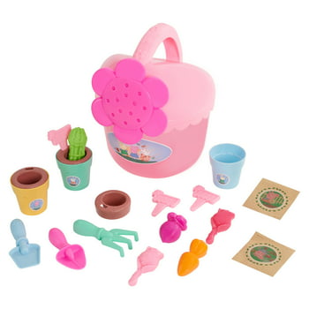 Peppa Pig 15-piece Gardening Bucket, Pretend Play,  Kids Toys for Ages 3 Up, Gifts and Presents