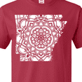 thumbnail image 4 of Inktastic Arkansas Silhouette Mandala T-Shirt, 4 of 5