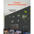 thumbnail image 4 of VEVOR 18 Pack Acoustic Panels with Self Adhesive, 11.8 x 11.8 x 0.4 inch Sound Proof Foam Panels, Polyester Fiber Soundproof Wall Panels High Density, for Home, Studio, Office, Theater, Black, 4 of 9