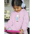 thumbnail image 2 of Lovely Kitten W Dress N Ribbon Hoodie Juniors -Image by Shutterstock,  Medium, 2 of 4
