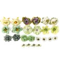 thumbnail image 1 of LCXmlly Faux Silk Flower Graduation Cap Embellishments Artificial Flowers Graduation Decorations Kit DIY Assorted Flower Glitter Stickers Number Letter Stickers (1 Set), 1 of 7