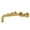 Brushed Brass, variant on Kingston Brass KS8020DL Concord Two-Handle 3-Hole Wall Mount Roman Tub Faucet in Matte Black