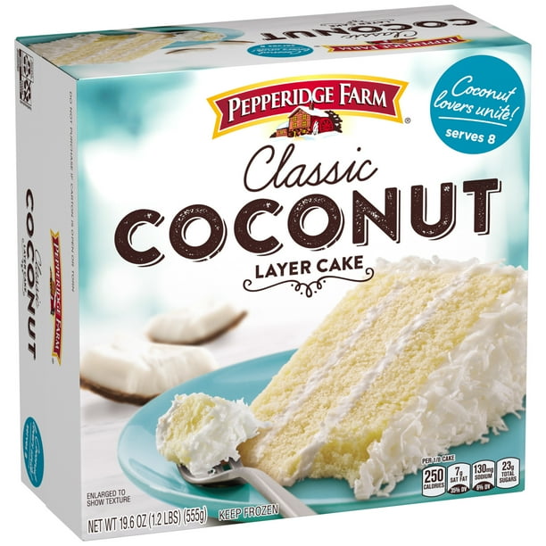 Pepperidge Farm Frozen Coconut Layer Cake 19 6 Oz Box Walmart Com Walmart Com