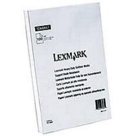Lexmark 12A8601 8.27 x 11.69 inches Outdoor Media - 100 Pack (Refurbished) Lexmark 12A8601 8.27 x 11.69 inches Outdoor Media - 100 Pack (Refurbished)