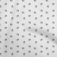 thumbnail image 1 of oneOone Velvet White Fabric Sea Shells Sewing Craft Projects Fabric Prints By Yard 58 Inch Wide, 1 of 5