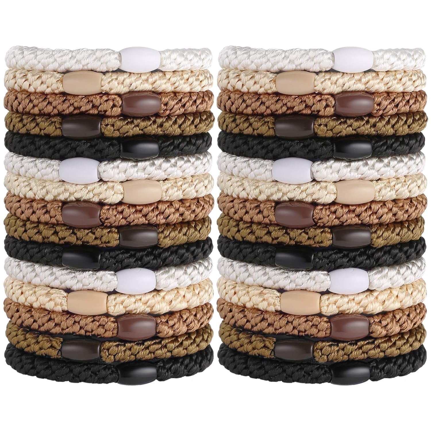Spiral Hair Ties / Phone Cord Hair Ties / Hair Coils - 9 PC 