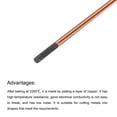 thumbnail image 4 of 20pcs 5mmx355mm(3/16"x14") Carbon Arc Air Gouging Rods Copper Graphite Coated Gouging Electrode Rods, 4 of 6