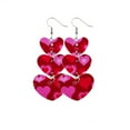 thumbnail image 1 of Qarigey Pendientes Multicapa Labio Oreja Cuelga Aro en forma de corazón Pendiente colgante Favores de fiesta Regalo del día de San Valentín Banquete Ropa, zapatos y accesorios Miscelánea corazon 9 Qarigey AP010113-12, 1 of 6