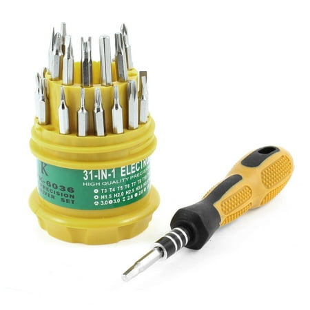 Hex Power Tool Screwdriver - Unique Bargains Handy 31 in 1 Hex Magnetic Electron Pocket Screw Driver Set Opening Tool