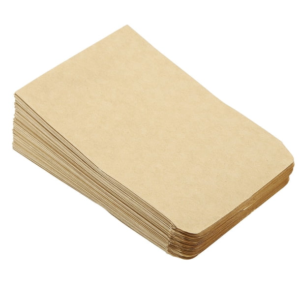 100 Unids Bolsas De Papel Kraft Callos Bolsas De Papel Kraft, Bolsas Kraft, Stick On Mirror Duster Lavable Trigo Arroz Semillas Embalaje Bolsa De Almacenamiento Estilo Sobre 6 X