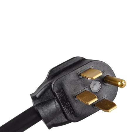 AUTO DRIVE VEHICLE ADRVCD30F50M, BLACK PVC 1.5′ RV ADAPTER CORD, FOR RECREATIONAL VEHICLE WITH EASY TO INSTALL 1 PIECE 1 PACK STW