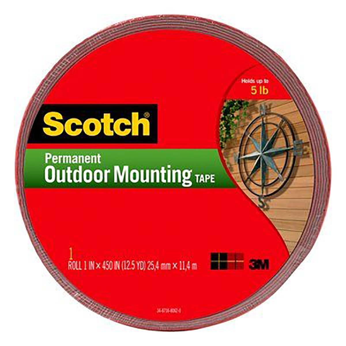 Scotch® Outdoor Mounting Tape 4011-Long 1 in x 450 in 