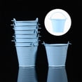 thumbnail image 5 of Monyance Simple Iron Bucket 4Pcs Small Metal Buckets for Candy Snacks and Home Party Decoration(2.44X2.44X2.05Inches), 5 of 11