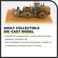 thumbnail image 3 of Diecast Masters 1:50 Caterpillar 966M Wheel Loader, Weathered Series Cat Trucks & Construction Equipment | 1:50 Scale Model Diecast Collectible Model 85703, 3 of 8