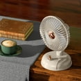 thumbnail image 4 of Wosthever Ventilador de carga portátil, de cabeza oscilante, ventilador de pie de escritorio, ventiladores de refrigeración silenciosos de Type4 NO4, 4 of 6