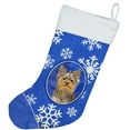 thumbnail image 2 of Winter Snowflakes Holiday Yorkie / Yorkshire Terrier Christmas Stocking, 2 of 2