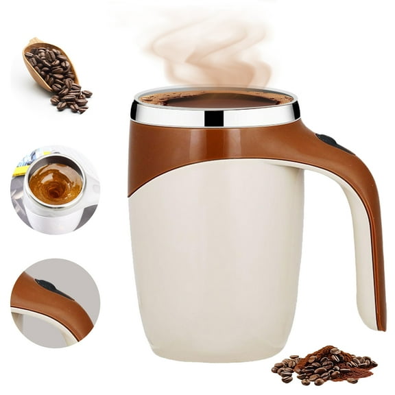 Podofo Self Stirring Mug,Rechargeable Automatic Magnetic Self Stirring Coffee Mug, Chocolate, Milk,to Stir Coffee,Great for Office, Protein,Cocoa Etc,, School, Gym