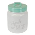 thumbnail image 1 of Design Imports  Aqua Ceramic Cookie Jar, 1 of 1
