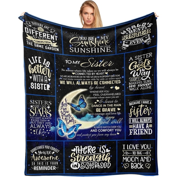 LHSHID Daughter Gifts from Stepmom Bonus Daughter Gifts Gift for Bonus Daughter Blanket Stepdaughter Gifts from Stepmom Bonus Daughter Birthday Gifts Gifts for Stepdaughter Blanket 60x80in