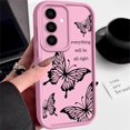 thumbnail image 3 of Funda de mariposa para Samsung Galaxy S24, S23, S22 Ultra, S21, S20 FE, A55, A54, A34, A15, A14, A35, A25, A53, 5G, funda de silicona suave a prueba de golpes, 3 of 5