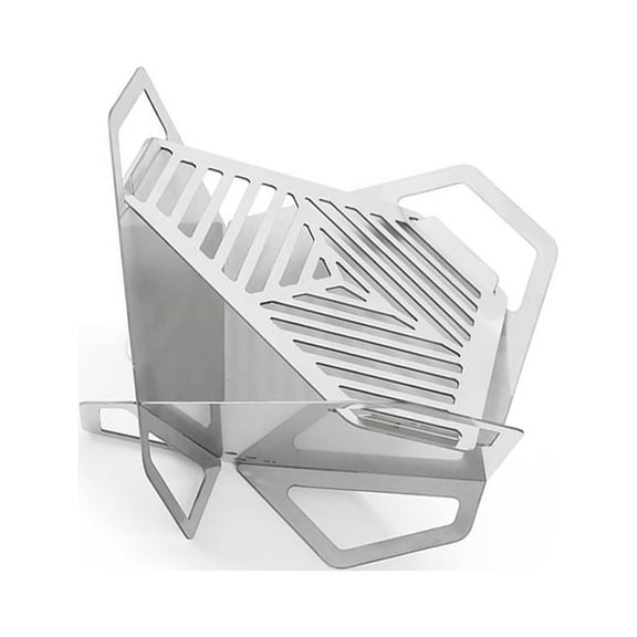 Parrilla de acero inoxidable para trabajo pesado herramientas para asar fogatas estufa de cocina a prueba de viento Wosthever