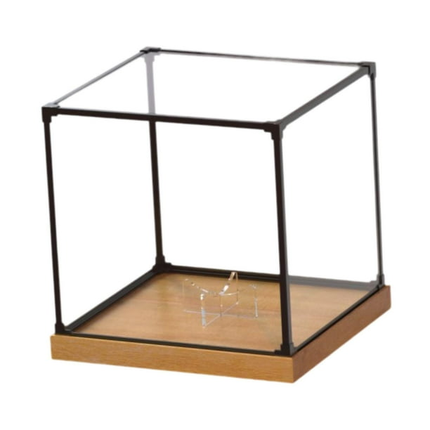Caja de almacenamiento de recuerdos de fútbol, diseño apilable, transparente, vertical, portátil, de acrílico, para exhibición de fútbol