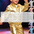 thumbnail image 5 of Dakiuu Boys Girls Bomber Jacket Stand Collar Zip Front Long Sleeve, 5 of 7