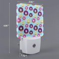 thumbnail image 2 of Fuzoiu Donuts Print Dusk to Dawn LED Night Light with Light Sensor, Energy-Efficient Touch-Safe Night Lamp for Home, Office, and Kids' Rooms-US, 2 of 7