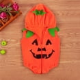 thumbnail image 5 of Vividxx Halloween Pumpkin Suit Short Sleeve Baby Fart Crawling Suit Jumpsuit Solid Color Newborn O-Neck Leisure Bodysuits, 5 of 9