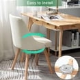 thumbnail image 5 of Plato giratorio de 360 grados, 6 piezas, plato giratorio de metal Lazy Susan, plato giratorio para TV Lazy Susan, plato giratorio de 4 cuadrados con rodamiento de bolas para muebles de oficina, 5 of 5