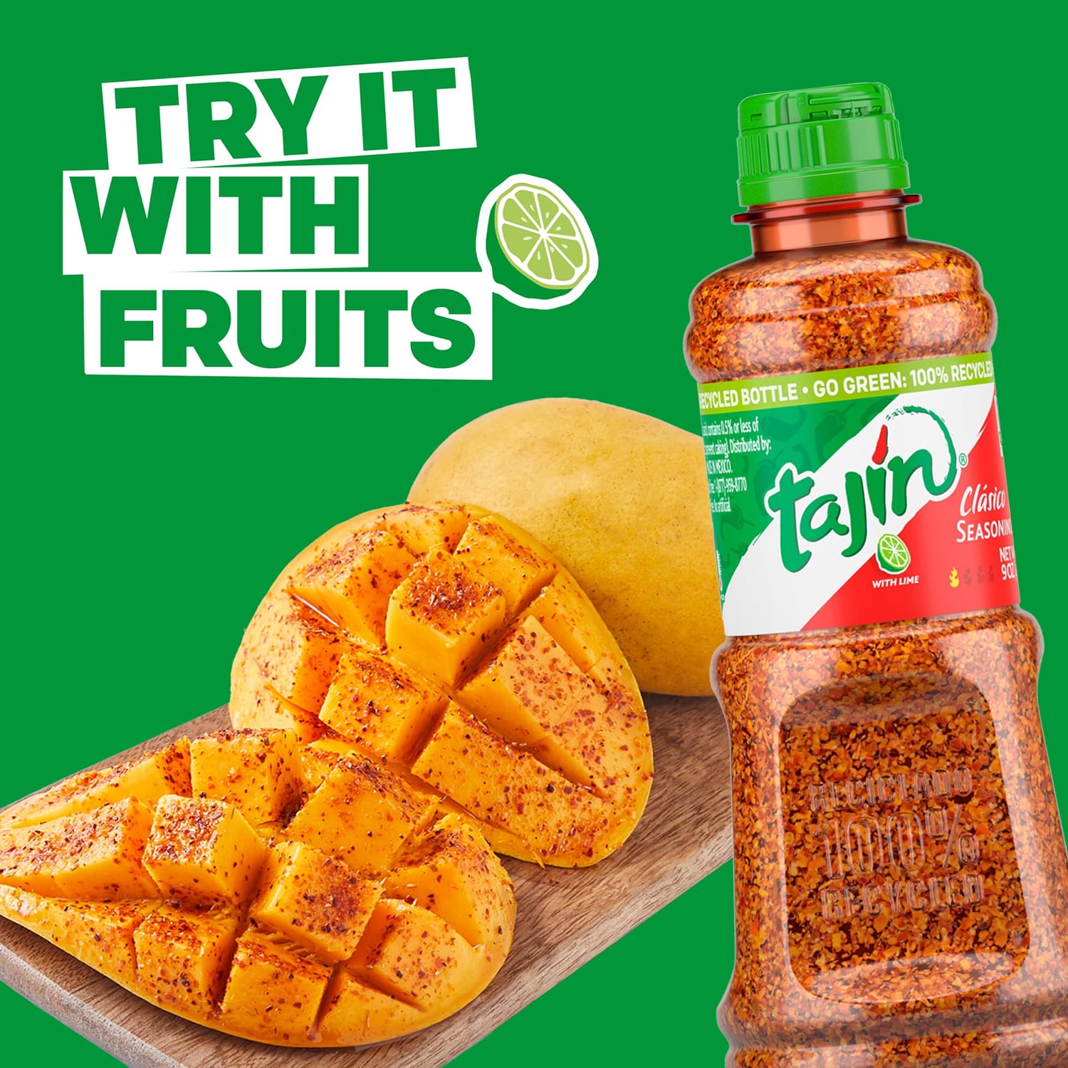 Tajin Clasico Seasoning, Chili Lime Seasoning, 9 oz