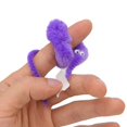 thumbnail image 2 of 20 Pcs Furry Worm Soft Touch Plush Material Cute Style DIY Compact Portable Fuzzy Worms for Party, 2 of 21