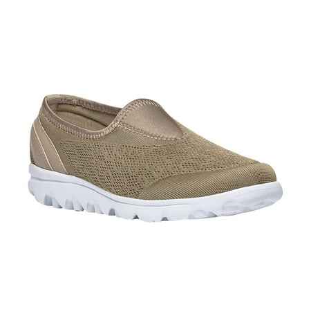 Propet TravelActiv Slip-On - Women's Flexible Comfort Shoe - Honey