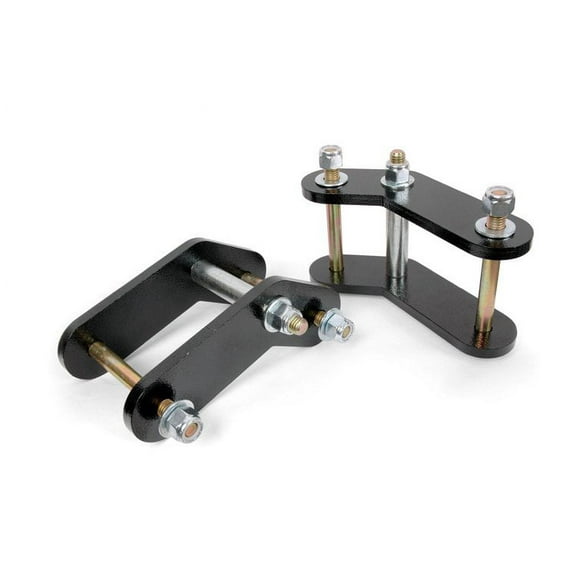 Rough Country 1-1.375" Boomerang Lift Shackles (fits) 1976-1995 Jeep Wrangler YJ / 76-86 CJ5 CJ7 CJ8 Rear | RC0403