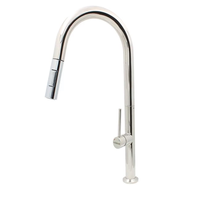 Llave Monomando Fregadero Tarja Retráctil Pre Lavado Cromado Rubinett