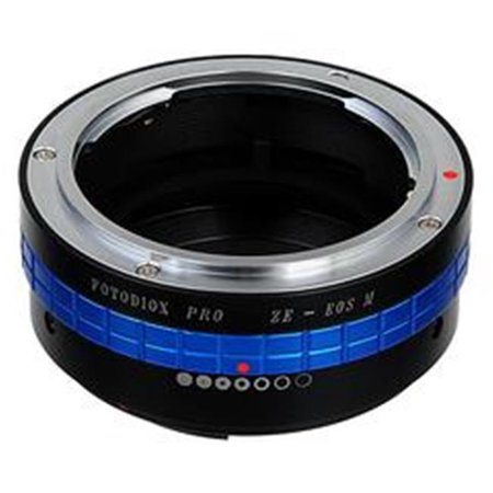 UPC: 0847372024346 | Fotodiox MZE-EOSM-P Pro Lens Mount Adapter – Mamiya 35 mm SLR Lens To Canon EOS M Mirrorless Camera Body with Built in Aperture Control Dial
