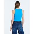 thumbnail image 3 of Scoop Women's Sleeveless High Neck Contour Top, Sizes XS-XXL, 3 of 5