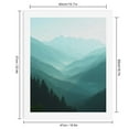 thumbnail image 2 of Paint by Numbers Kit for Adults, Mist Covered Mountain Peaks Paint by Numbers, Easy Paint by Numbers Kit for Adults Beginner, DIY Adult Paint by Number Kits on Canvas, Home Decor, 2 of 7
