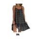 thumbnail image 4 of Maxivestido Minnieouse de fibra multifuncional elegante bohemio vintage hombros descubiertos negro 2XL, 4 of 5