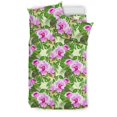 thumbnail image 1 of Juego de cama con estampado de hojas de orquídea, 1 of 5