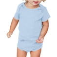 thumbnail image 4 of Kavio IJP0492 Infants Lap Shoulder Short Sleeve Onesie Jersey CVC.(Replaces 0431)-White-18M, 4 of 4